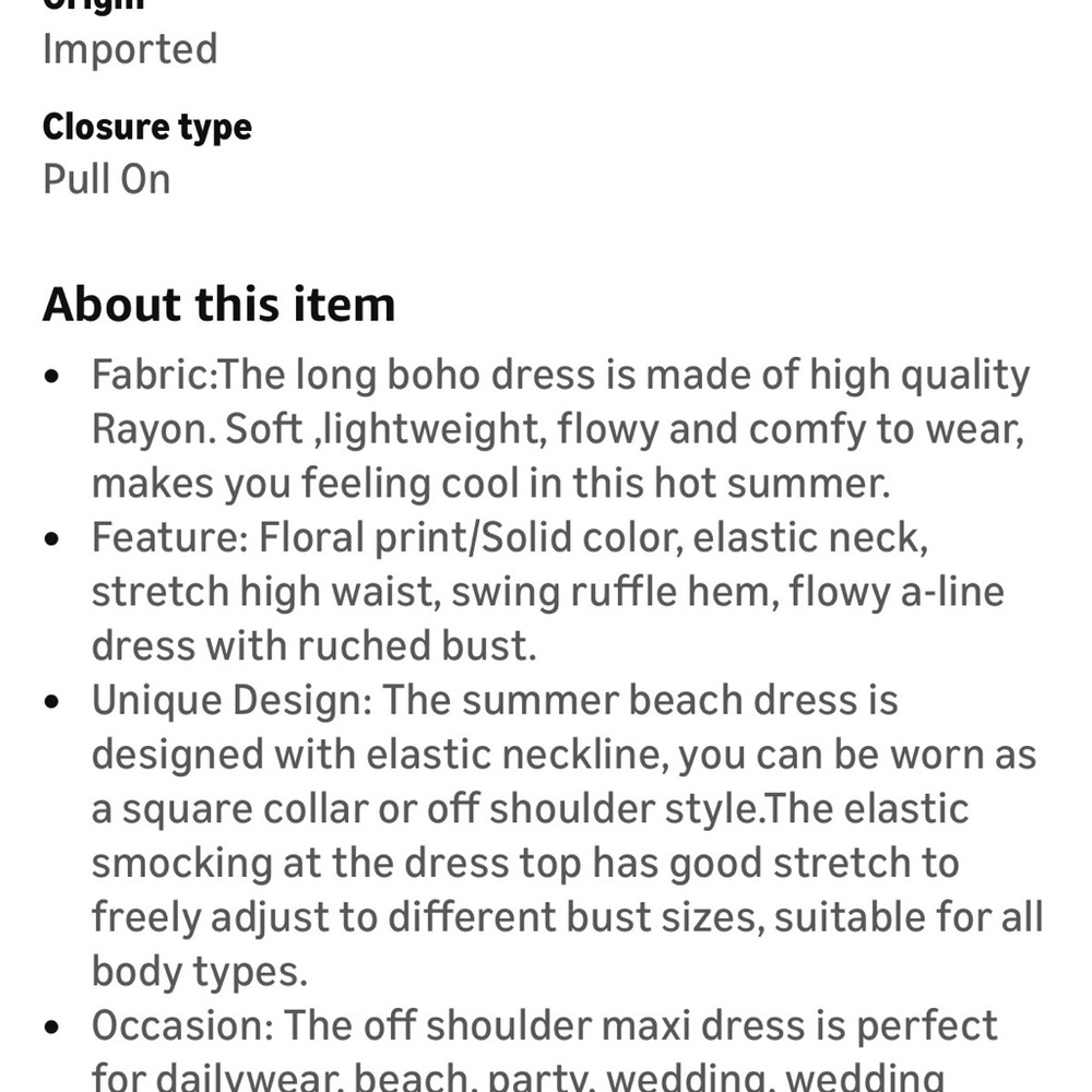 NEW! Women’s Summer Floral Maxi Dress - Picture 7 of 9